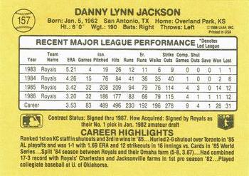 Danny Jackson  baseball card collectible - Main Image 2