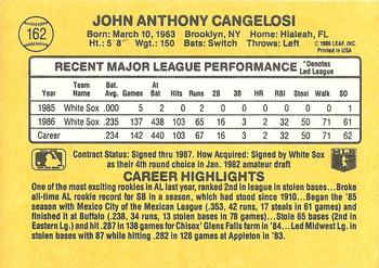 John Cangelosi  baseball card collectible - Main Image 2