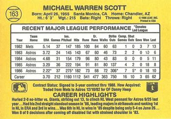 Mike Scott  baseball card collectible - Main Image 2