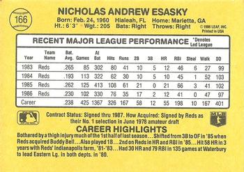 Nick Esasky  baseball card collectible - Main Image 2