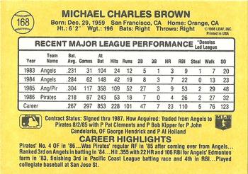 Mike Brown  baseball card collectible - Main Image 2