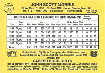 Jack Morris  baseball card collectible - Main Image 2