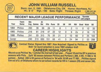 John Russell  baseball card collectible - Main Image 2