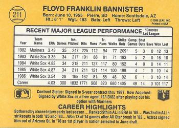 Floyd Bannister  baseball card collectible - Main Image 2