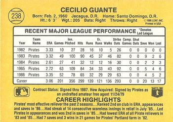 Cecilio Guante  baseball card collectible - Main Image 2