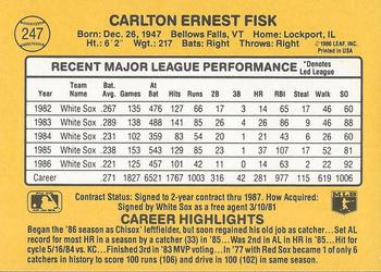 Carlton Fisk  baseball card collectible - Main Image 2