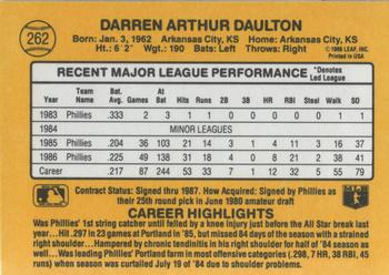 Darren Daulton  baseball card collectible - Main Image 2