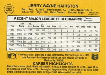 Jerry Hairston  baseball card collectible - Main Image 2