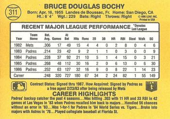 Bruce Bochy  baseball card collectible - Main Image 2