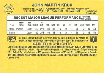 John Kruk  baseball card collectible - Main Image 2