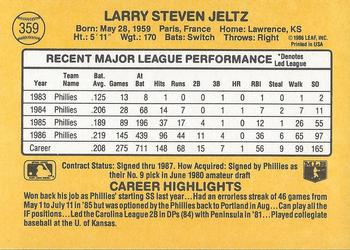Steve Jeltz  baseball card collectible - Main Image 2