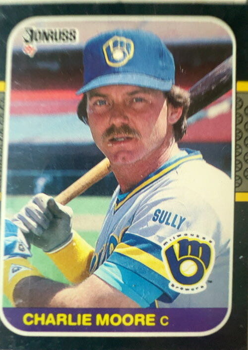 Charlie Moore  baseball card collectible - Main Image 3