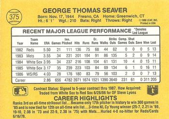 Tom Seaver  baseball card collectible - Main Image 2