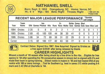 Nate Snell  baseball card collectible - Main Image 2