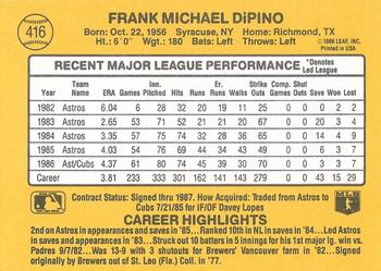 Frank DiPino  baseball card collectible - Main Image 2