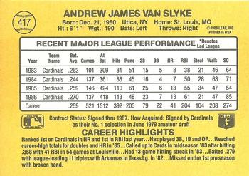 Andy Van Slyke  baseball card collectible - Main Image 2