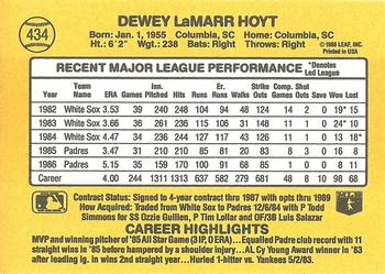 LaMarr Hoyt  baseball card collectible - Main Image 2