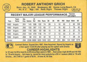 Bobby Grich  baseball card collectible - Main Image 2