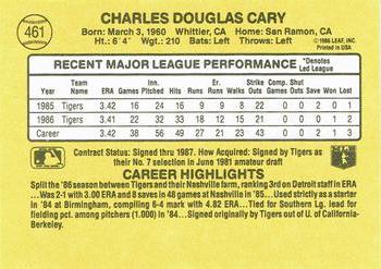 Chuck Cary  baseball card collectible - Main Image 2