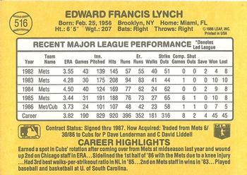 Ed Lynch  baseball card collectible - Main Image 2