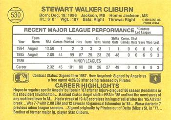 Stu Cliburn  baseball card collectible - Main Image 2