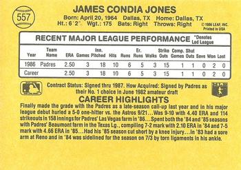 Jimmy Jones  baseball card collectible - Main Image 2