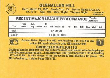Glenallen Hill  baseball card collectible - Main Image 2