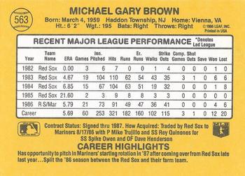 Mike Brown  baseball card collectible - Main Image 2