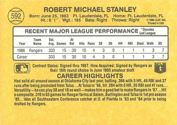 Mike Stanley  baseball card collectible - Main Image 2