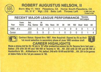 Rob Nelson  baseball card collectible - Main Image 2