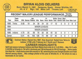 Bryan Oelkers  baseball card collectible - Main Image 2