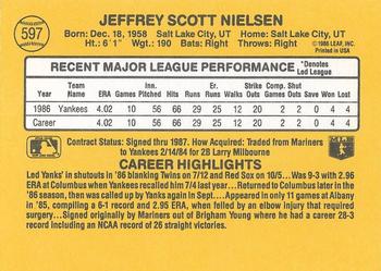 Scott Nielsen  baseball card collectible - Main Image 2