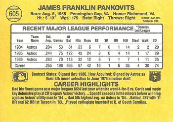 Jim Pankovits  baseball card collectible - Main Image 2