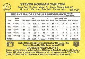 Steve Carlton  baseball card collectible - Main Image 2