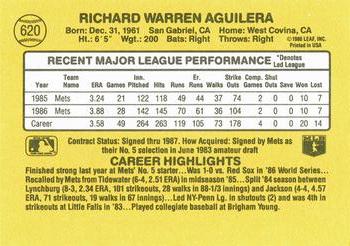 Rick Aguilera  baseball card collectible - Main Image 2