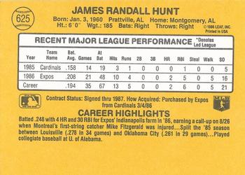 Randy Hunt  baseball card collectible - Main Image 2