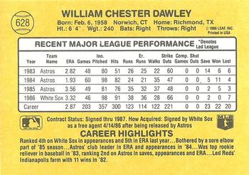 Bill Dawley  baseball card collectible - Main Image 2