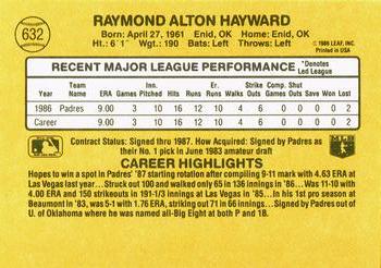 Ray Hayward  baseball card collectible - Main Image 2