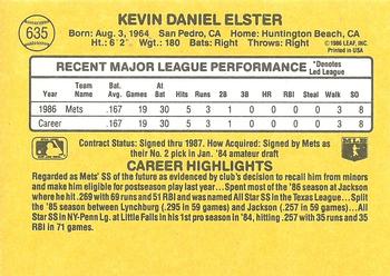 Kevin Elster  baseball card collectible - Main Image 2