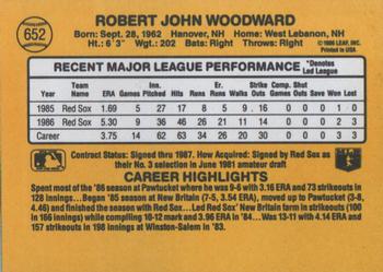 Rob Woodward  baseball card collectible - Main Image 2