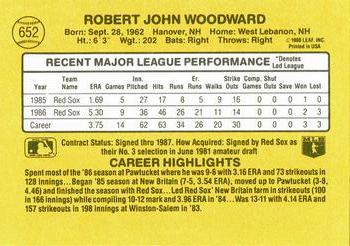 Rob Woodward  baseball card collectible - Main Image 2