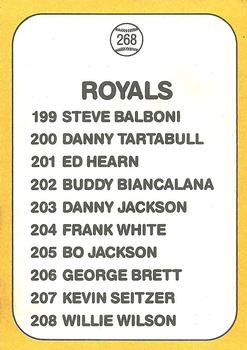 Royals Logo/Checklist  baseball card collectible - Main Image 2
