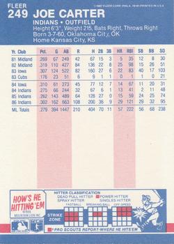 Joe Carter  baseball card collectible - Main Image 2