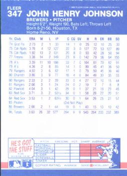 John Henry Johnson  baseball card collectible - Main Image 2