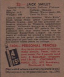 Jack Smiley  basketball card collectible - Main Image 2