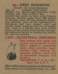 Ariel Maughan  basketball card collectible - Main Image 2