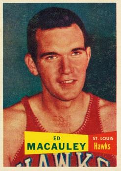 Ed Macauley  basketball card collectible - Main Image 1