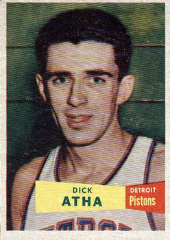 Dick Atha  basketball card collectible - Main Image 1