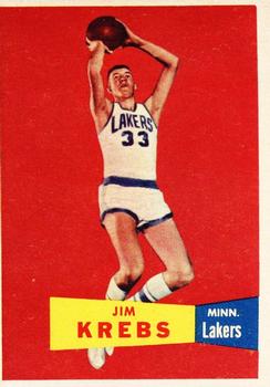 Jim Krebs  basketball card collectible - Main Image 1