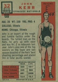 John Kerr  basketball card collectible - Main Image 2